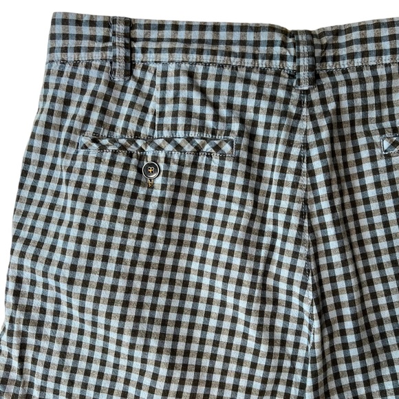 Tommy Bahama Size 36 Men's Shorts Blue Gingham Plaid - Picture 5 of 12